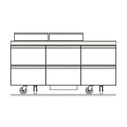 Delfield D4472NP-12 72" Sandwich/Salad Prep Table w/ Refrigerated Base,... Replacement Image