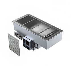 Delfield N8656P Drop-In Hot/Cold Food Well w/ (4) Full Size Pan Capacity, 120... Replacement Image