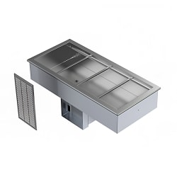 Delfield N8156BP 56" Drop-In Refrigerator w/ (4) Pan Capacity - Cold Wal... Replacement Image