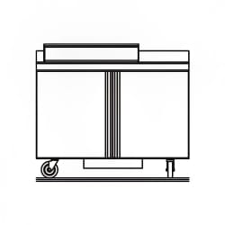 Delfield ST4448NP-8 48" Sandwich/Salad Prep Table w/ Refrigerated Base,... Replacement Image