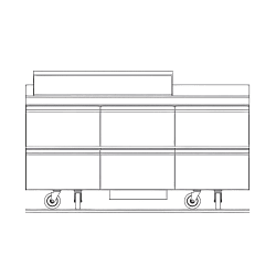 Delfield STD4472NP-18M 72" Mega Top Sandwich/Salad Prep Table w/ Refrige... Replacement Image