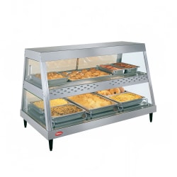 Hatco GRHD-3PD 45 1/2" Full Service Countertop Heated Display Case  - (2... Replacement Image