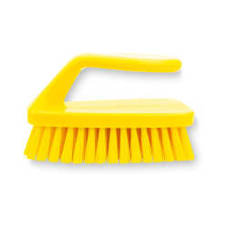 Carlisle 6" Sparta® Bake Pan Lip Brush w/ Poly Bristles - Plastic, Yello... Replacement Image