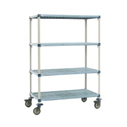 Metro Q556EG3 48" NSF 4-Tier Heavy-Duty Plastic Shelving Unit - MetroMax... Replacement Image