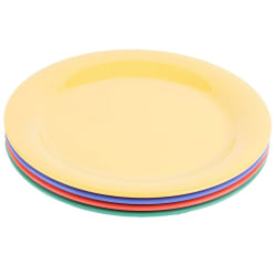GET 10 1/2" Round Melamine Dinner Plate, Assorted Colors (NP-10-MIX) Replacement Image