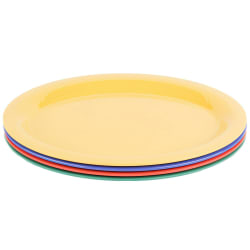 GET 13 1/2" x 10 1/4" Oval Diamond Mardi Gras Platter - Melamine, A... Replacement Image