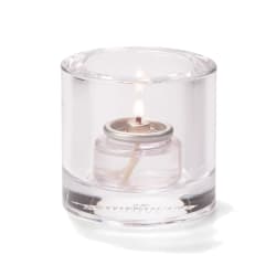 Hollowick 5140C Tealight Glass Lamp, Clear, Thick Glass, 2 7/8"H x 2 3/4... Replacement Image