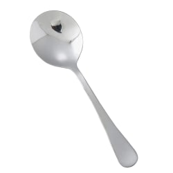 Winco 0026-04 5 7/8" Bouillon Spoon with 18/0 Stainless Grade, Elite Pat... Replacement Image