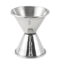 Winco J-4 Double Jigger - 1 oz & 1 1/2 oz, Stainless Replacement Image