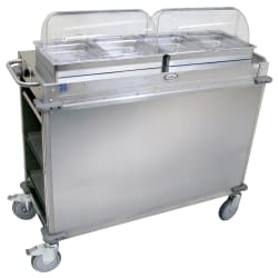 Cadco CBC-HH 52 3/4" Hot Food Table w/ (2) Wells & Undershelf, 120v Replacement Image