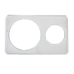 Winco ADP-610 21" Adapter Plate - (2) Inset Capacity, Stainless Replacement Image