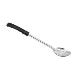 Winco BHSP-15 15" Slotted Basting Spoon w/ Stop Hook & Black Plastic... Replacement Image