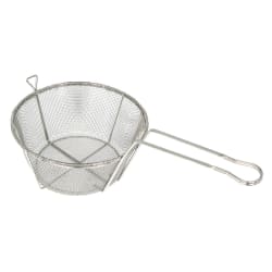 Winco FBRS-8 Fryer Basket w/ Uncoated Handle, 8 1/2" x 8 1/2" x 4 1... Replacement Image