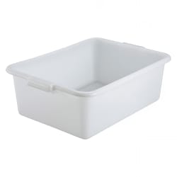Winco PL-7W Bus Box - 21 1/2" x 15" x 7", White Replacement Image