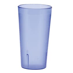 Winco PTP-08B 8 oz Blue Pebbled Plastic Tumbler Replacement Image