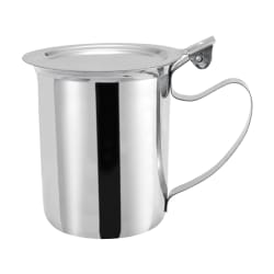 Winco SCT-10F 10 oz Stackable Server w/ Cover & Handle, Stainless Replacement Image