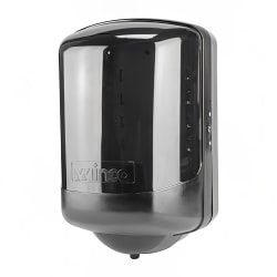 Winco TD-330 Surface Mount Center Pull Paper Towel Dispenser - Plastic, Black Replacement Image