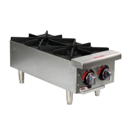 APW Wyott GHP-2S 12" Gas Hotplate w/ (2) Burners & Manual Controls,... Replacement Image