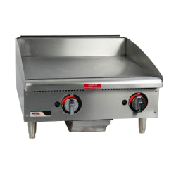 APW Wyott GGM-24S 24" Gas Griddle w/ Manual Controls - 1" Steel Pla... Replacement Image