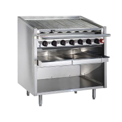 Bakers Pride F-36RS-C 36" Floor Model Gas Charbroiler w/ Coal Radiants -... Replacement Image