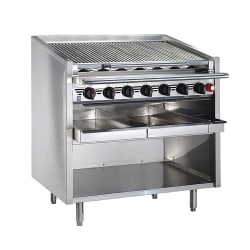 Bakers Pride F-72RS 72" Floor Model Gas Charbroiler w/ Stainless Steel R... Replacement Image
