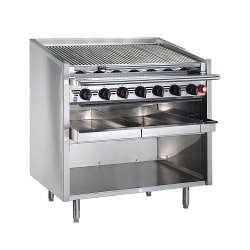 Bakers Pride F-60RS 60" Floor Model Gas Charbroiler w/ Stainless Steel R... Replacement Image