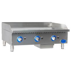 Globe GG36TG 36" Gas Griddle w/ Thermostatic Controls - 1" Steel Pl... Replacement Image