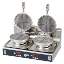 Star SWBD Double Classic American Waffle Maker w/ Aluminum Grids, 1800W, 240v Replacement Image