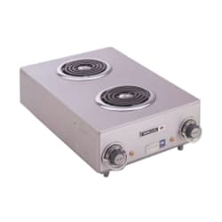 Wells H-115 14 3/4" Electric Hotplate w/ (2) Burners & Infinite Cont... Replacement Image