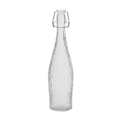 Libbey 110237 25 3/10 oz Glacier Bottle w/ Clamp Top - Glass, Clear Replacement Image