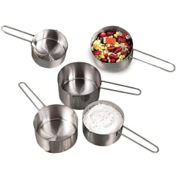 American Metalcraft MCW4 4 Piece Measuring Cup Set w/ Wire Loop Handle, Stain... Replacement Image