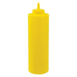 Winco PSB-24Y 24 oz Plastic Squeeze Bottle, Yellow Replacement Image