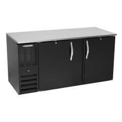 Beverage-Air BB68HC-B 69" Bar Refrigerator - 2 Swinging Solid Doors, Bla... Replacement Image