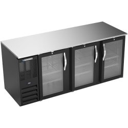 Beverage-Air BB78HC-G-B 79" Bar Refrigerator - 3 Swinging Glass Doors, B... Replacement Image