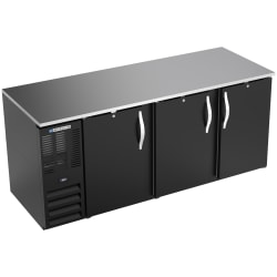 Beverage-Air BB78HC-B 79" Bar Refrigerator - 3 Swinging Solid Doors, Bla... Replacement Image