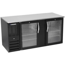 Beverage-Air BB68HC-G-B 69" Bar Refrigerator - 2 Swinging Glass Doors, B... Replacement Image