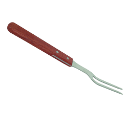 Thunder Group SLTWPF013 13" Pot Fork w/ Wood Handle, Stainless Steel Replacement Image