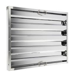 Winco HFS-2025 Hood Baffle Filter - 20" x 25", Stainless Replacement Image