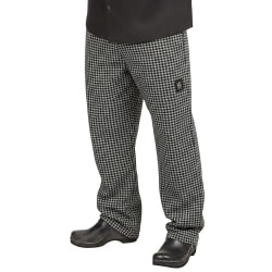 Chef Revival Medium Baggy Chef Pants - Houndstooth, Poly-Cotton (P020HT-M) Replacement Image