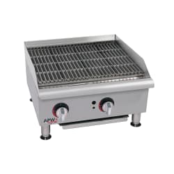 APW Wyott GCRB-24S 24" Gas CharRock Broiler w/ Cast Iron Grates, Liquid... Replacement Image