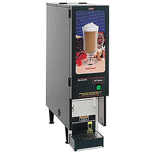 Bunn JDF-2S Silver Series 2 Flavor Beverage System, Lit Door, Iced Coffee Display, 120V, 2 Flavors, Push Button Operation Iced Coffee Machine