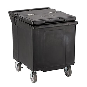 Manitowoc LB0730 LB-Style Upright 30 Wide 683 lb Capacity 23 Cubic ft  Insulated Stainless Steel Ice Storage Bin With Single Lift-Up Spring-Loaded  Door And NSF Ice Scoop