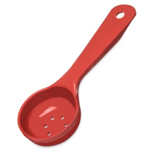 Carlisle 2 1/2 oz Solid Portion Spoon w/ Flat Bottom, Plastic