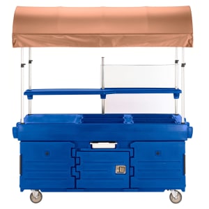 Cambro KVC856191 Kiosk Type Food Cart w/ Lockable Storage, 85 1/8