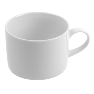 10 Strawberry Street 8 oz Royal White Can Cup & Saucer Set, Porcelain  (RW0009)