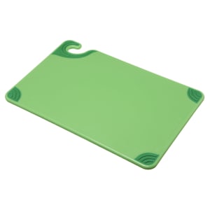 San Jamar CBG152012GN Saf-T-Grip Cutting Board, 15 x 20 x 1/2 in