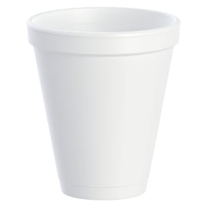 Dart 6J6 J Cup® 6 oz Insulated Foam Cup - Polystyrene, White