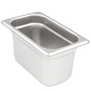 Winco SPJL-606 Sixth Size Steam Pan, Stainless