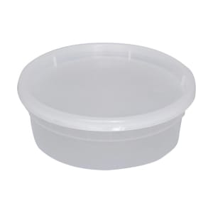 16 Oz Deli Containers With Lids – Plastic, Translucent, 10-Pack – Stackable & Microwavable