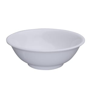 Cameo China 24 oz Round Fusion Circa Slanted Bowl - Ceramic, White